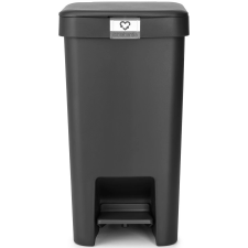 Brabantia StepUp műanyag pedálos szemetes - sötét szürke 16L szemetes