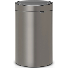 Brabantia Touch Bin New acél nyomófedeles szemetes - platinaszürke 40L szemetes