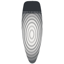 Brabantia vasalódeszka huzat, hőálló zónával - titán ovális, 124x45cm lakástextília