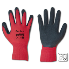 Bradas Perfect Grip Red latex kesztyű 9&quot - L méret (RWPGRD9) védőkesztyű