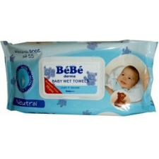 Bradoline Bébé derma neutral nedves popsitörlő 70db törlőkendő