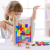 Brain Games Hazelnut, 3D Puzzle játék, Tetris játék, építőkockák, Építőjáték, Montessori játékok, Kirakós, Rejtvény, Ajándékok gyerekeknek, 42 db, Többszínű