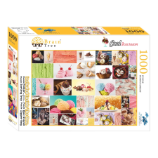 Brain Tree világa fagylalt puzzle 1000 darabos puzzle, kirakós