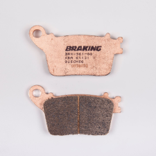 Braking Sintered 925CM56 hátsó fékbetét Braking Futómű és fék alkatrész Fékbetét (tárcsafék) egyéb motorkerékpár alkatrész