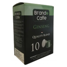 Brand Caffe 10 db ginseng ízesítésű Nespresso kompatibilis kávékapszula kávé