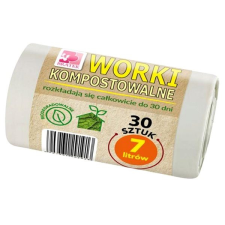 BRATEK Erős környezetbarát szemeteszsák 7 l, 30 db tisztító- és takarítószer, higiénia