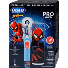 Braun Oral-B Pro Kids 3+ Spiderman elektromos fogkefe tokkal (8006540773567) (8006540773567) elektromos fogkefe