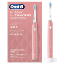 Braun Oral-B Pulsonic Slim Clean 2000 pink elektromos fogkefe (421020130586) (BR421020130586) - Elektromos fogkefe elektromos fogkefe