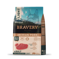 Bravery Grain Free Adult Large/Medium Light Iberian Pork 12 kg kutyaeledel
