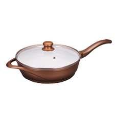 Bravo Kerámia serpenyő fedéllel Gold (24 cm) B-5081 edény