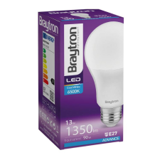 Braytron Led lámpa körte E-27 13W A65 hideg fehér 1350lm Braytron izzó