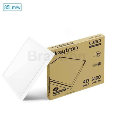 Braytron LED panel kerettel 600x600 40W természetes fehér világítás