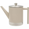 Bredemeijer Cylindre Teáskanna rozsdamentes acélból, dupla falú, kapacitás: 1,20 liter, magasság: 179 mm, bézs