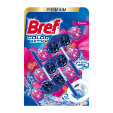 BREF Blue Aktiv Fresh Flowers WC frissítő - 3x50g tisztító- és takarítószer, higiénia