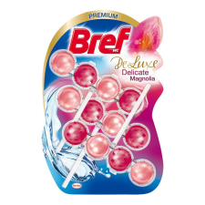 BREF DeLuxe WC frissítő Delicate Magnolia - 3x50g tisztító- és takarítószer, higiénia