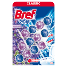 BREF Power Aktiv Lavender WC frissítő 3 x 50 g tisztító- és takarítószer, higiénia