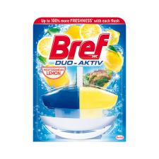 BREF WC illatosító gél 50 ml. + kosár, Bref Duo Aktive Lemon tisztító- és takarítószer, higiénia