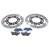 BREMBO első-hátsó fékszett (féktárcsák/betét) BMW R 850 GS/C, R1100 RS/RT/GS, R 1200 GS/C típushoz BREMBO Futómű és fék alkatrészek Fékbetétek (tárcsafék)
