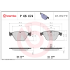 BREMBO fékbetétkészlet, tárcsafék BREMBO P 06 074