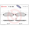 BREMBO fékbetétkészlet, tárcsafék BREMBO P 56 059