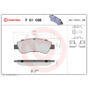 BREMBO fékbetétkészlet, tárcsafék BREMBO P 61 066
