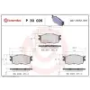 BREMBO fékbetétkészlet, tárcsafék P 30 026