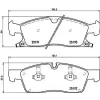 BREMBO fékbetétkészlet, tárcsafék P 37 015