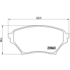 BREMBO fékbetétkészlet, tárcsafék P 49 029