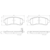 BREMBO fékbetétkészlet, tárcsafék P 49 057