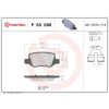 BREMBO fékbetétkészlet, tárcsafék P 50 090