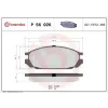 BREMBO fékbetétkészlet, tárcsafék P 56 020