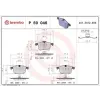 BREMBO fékbetétkészlet, tárcsafék P 59 046