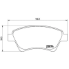 BREMBO fékbetétkészlet, tárcsafék P 68 034
