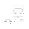 BREMBO fékbetétkészlet, tárcsafék P 85 190