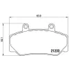 BREMBO fékbetétkészlet, tárcsafék P 86 006