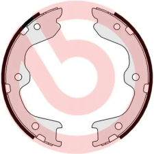 BREMBO fékpofakészlet, rögzítőfék S 56 544 autóalkatrész