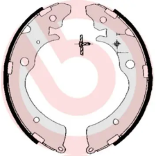 BREMBO fékpofakészlet S 28 507 autóalkatrész