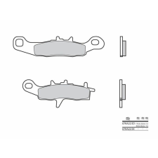 BREMBO Off-Road Szinterelt Fém Fékbetétek - 07KA22SD egyéb motorkerékpár alkatrész