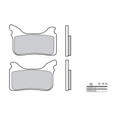 BREMBO Off-Road Szinterelt Fémbetétes Fékbetétek - 07GR75SX egyéb motorkerékpár alkatrész