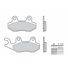 BREMBO Off-Road Szinterelt Fémbetétes Fékbetétek - 07SU12SD egyéb motorkerékpár alkatrész