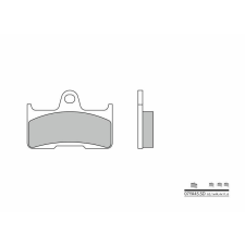 BREMBO Off-Road Szinterelt Fémbetétes Féktárcsák - 07YA45SD motorkerékpár féktárcsa