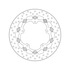 BREMBO Oro félig-lebegő féktárcsa - 78B40849 motorkerékpár féktárcsa
