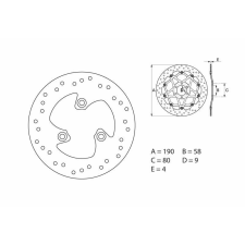 BREMBO Oro Fix Féknyereg - 68B40715 egyéb motorkerékpár alkatrész