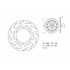 BREMBO Oro Fix Féknyereg - 68B407D0 egyéb motorkerékpár alkatrész