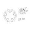 BREMBO Oro Fix féktárcsa - 68B407C3 BREMBO Kategorizálatlan termékek