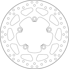 BREMBO Oro Fix féktárcsa - 68B407H5 motorkerékpár féktárcsa