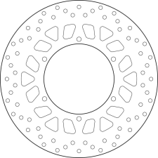 BREMBO Oro Fix féktárcsa - 68B407M4 egyéb motorkerékpár alkatrész