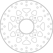  BREMBO Oro Fix féktárcsa - 68B407M6 motorkerékpár féktárcsa