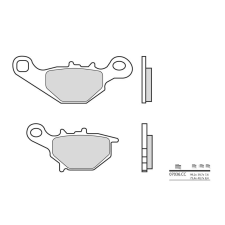BREMBO robogó szén-kerámia fékbetétek - 07036CC egyéb motorkerékpár alkatrész