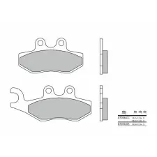  BREMBO robogó szén-kerámia fékbetétek - 07056 egyéb motorkerékpár alkatrész